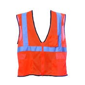 Class II Safety Vests - Orange, Large