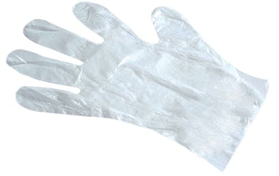 Polyethylene Disposable Gloves - Bagged, Large