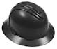 Hard Hat with Full Brim - Black