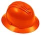 Hard Hat with Full Brim - Orange