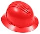 Hard Hat with Full Brim - Red