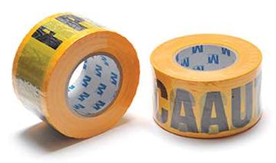 Yellow Caution Tape - 3" x 1,000 ft