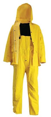 Rainsuit with Detachable Hood - 2XL