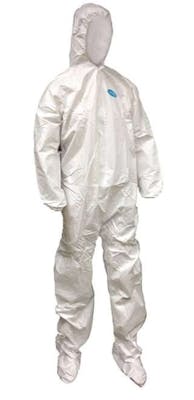 Disposable Coverall with Hood and Boot Coverage, SMS Material - XL