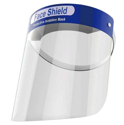 Protective Face Shields - Clear, Plastic