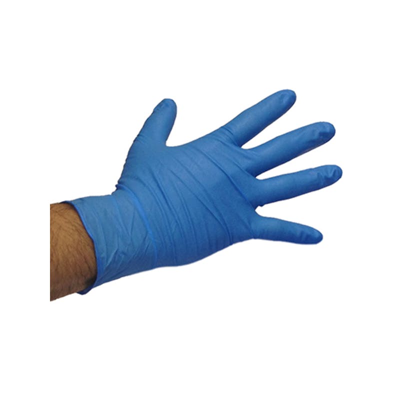 Nitrile Industrial Powder Gloves  Medium  4 mil