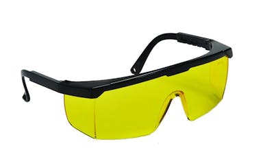 Safety Glasses - Amber, Anti-Scratch, UV Protection