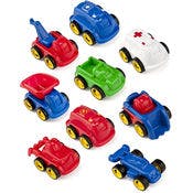 Mini Toy Vehicle Sets - Assorted, Plastic, 4.25"