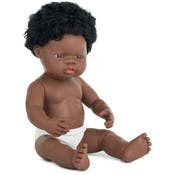Baby Boy Dolls with Hair - 15"