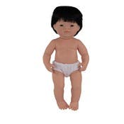 15" Baby Boy Dolls - Black Hair