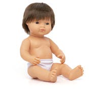 Newborn Baby Boy Dolls - Hair, 15"