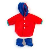15 3/4" Doll's Raincoat with Boots