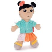Washable Fastening Dolls - Girl with Dark Hair