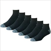 Men's Ankle Socks, Size 10-13, Black