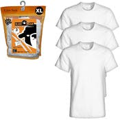 Boys' Crewneck Undershirts - XL, White, 3 Pack
