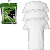 Toddler Boys' Undershirts - White, 2T/3T, 3 Pack