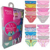 Toddler Girls' Cotton Panties - Assorted, Size 2T-4T, 5 Pack