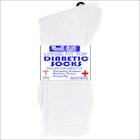 Men's Diabetic Socks, Size 10-13, White image number null