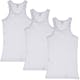 Toddler Boys' Tank Tops - 4T, White, 3 Pack (1 of 2)