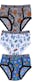 Boys' Fly Front Briefs - Assorted, S/M, 3 Pack