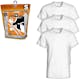 Boys' Crewneck Undershirts - White, Small, 3 Pack (1 of 2)