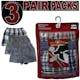 Boys' Woven Plaid Boxer Shorts - XL, 3 Pack (4 of 4)