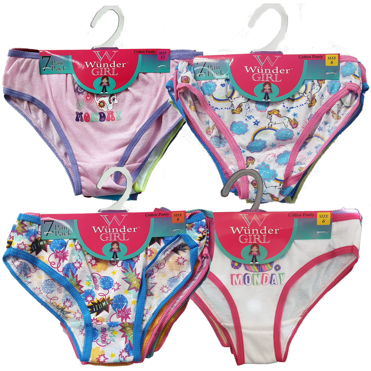 6 Size Cotton Underwear for Girls for sale
