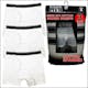 Men's Cotton Knit Boxer Briefs - White, Small, 3 Pack (2 of 2)