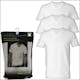 Men's V-Neck Undershirts - White, Medium, 3 Pack (2 of 3)