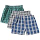 Men's Woven Boxer Shorts - Plaid, XL, 3 Pack (1 of 3)