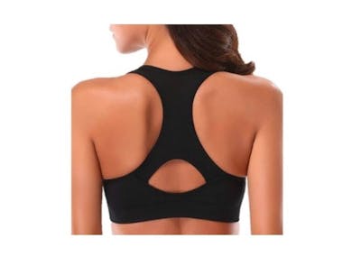 Women's Sports Bras - Black, S-3X, Racerback