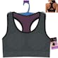 Women's Sports Bras - Gray, S-3X, Racerback
