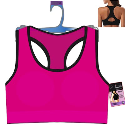Women's Sports Bras - Pink, S-3X, Racerback