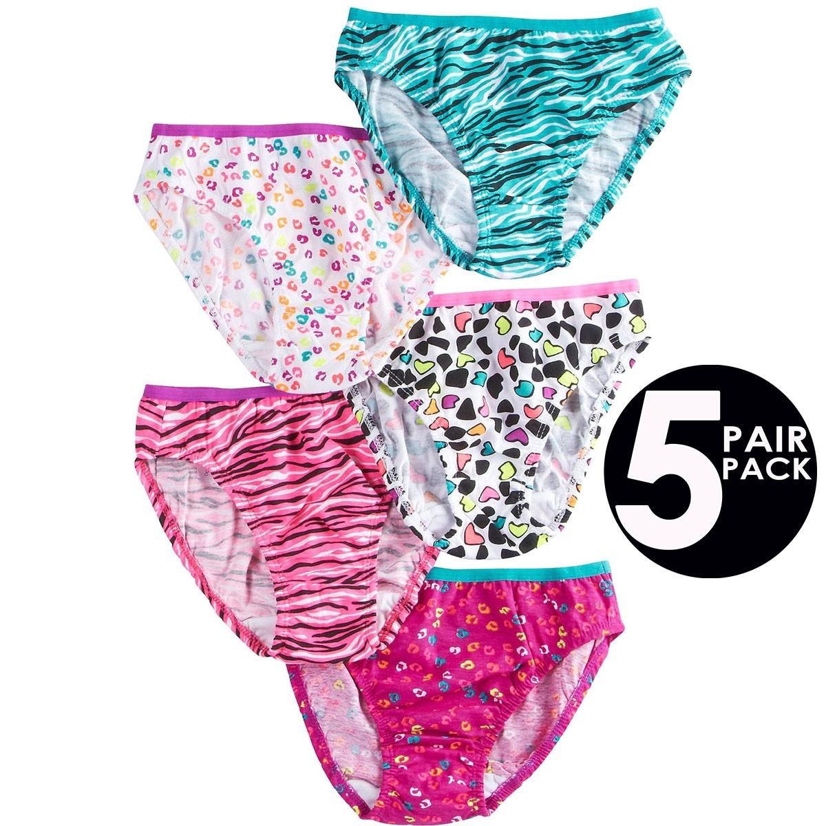 Wholesale Girls Panties Assorted Cotton Size 14 8636