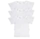 Girls' Toddler Undershirts - White, 2T-3T, 3 Pack (1 of 3)