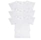 Toddler Girls' Undershirts - White, 4T, 3 Pack