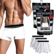 Men's Trunks - Small, White, 3 Pack