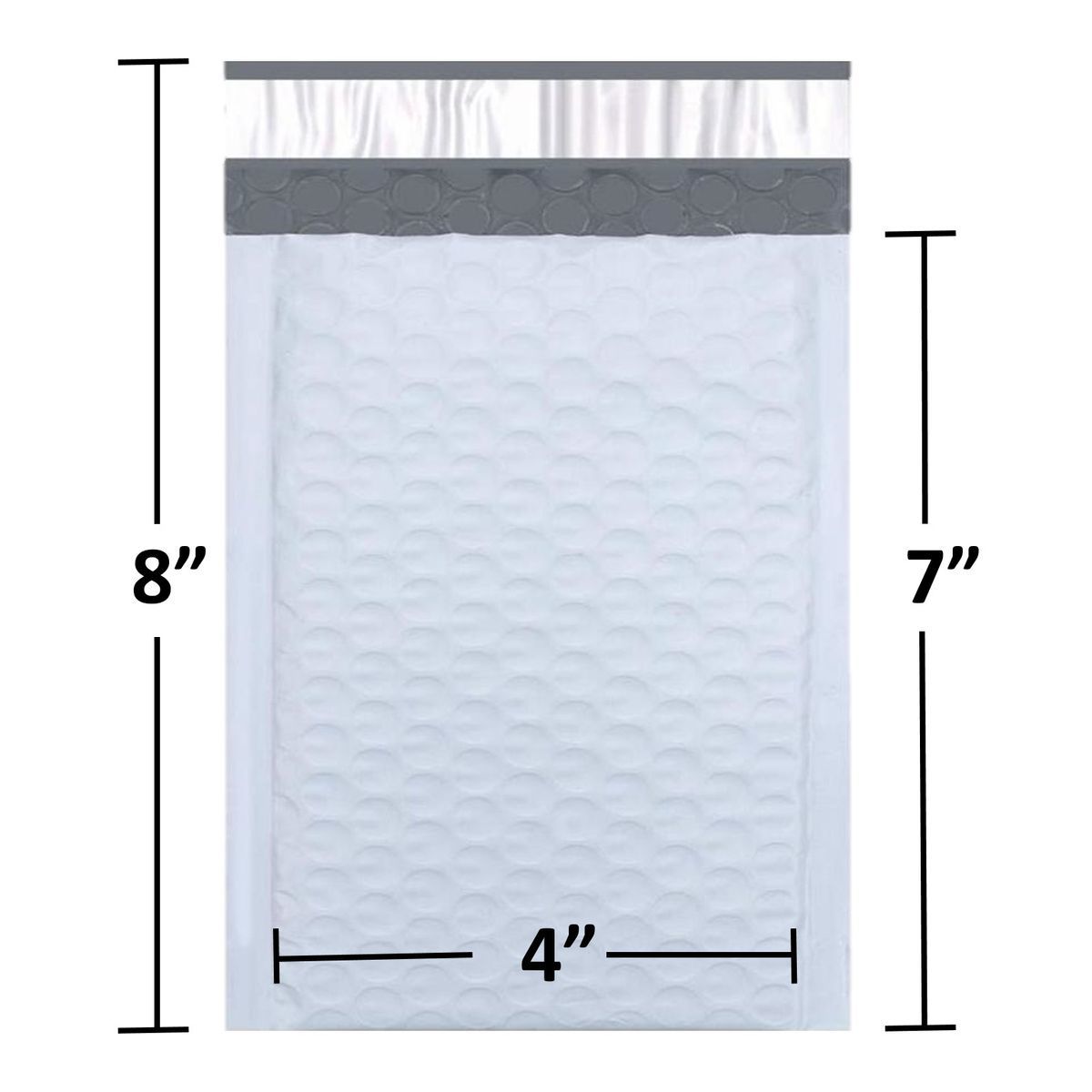 Wholesale Poly Bubble Mailer 4" x 8" 50 Pack DollarDays