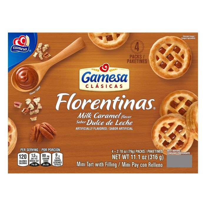 Florentinas Mini Tarts - Dulce de Leche, 12 Pack