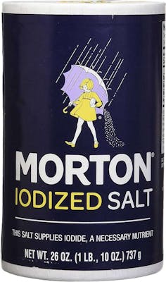 Morton Iodized Salt, 26 oz.