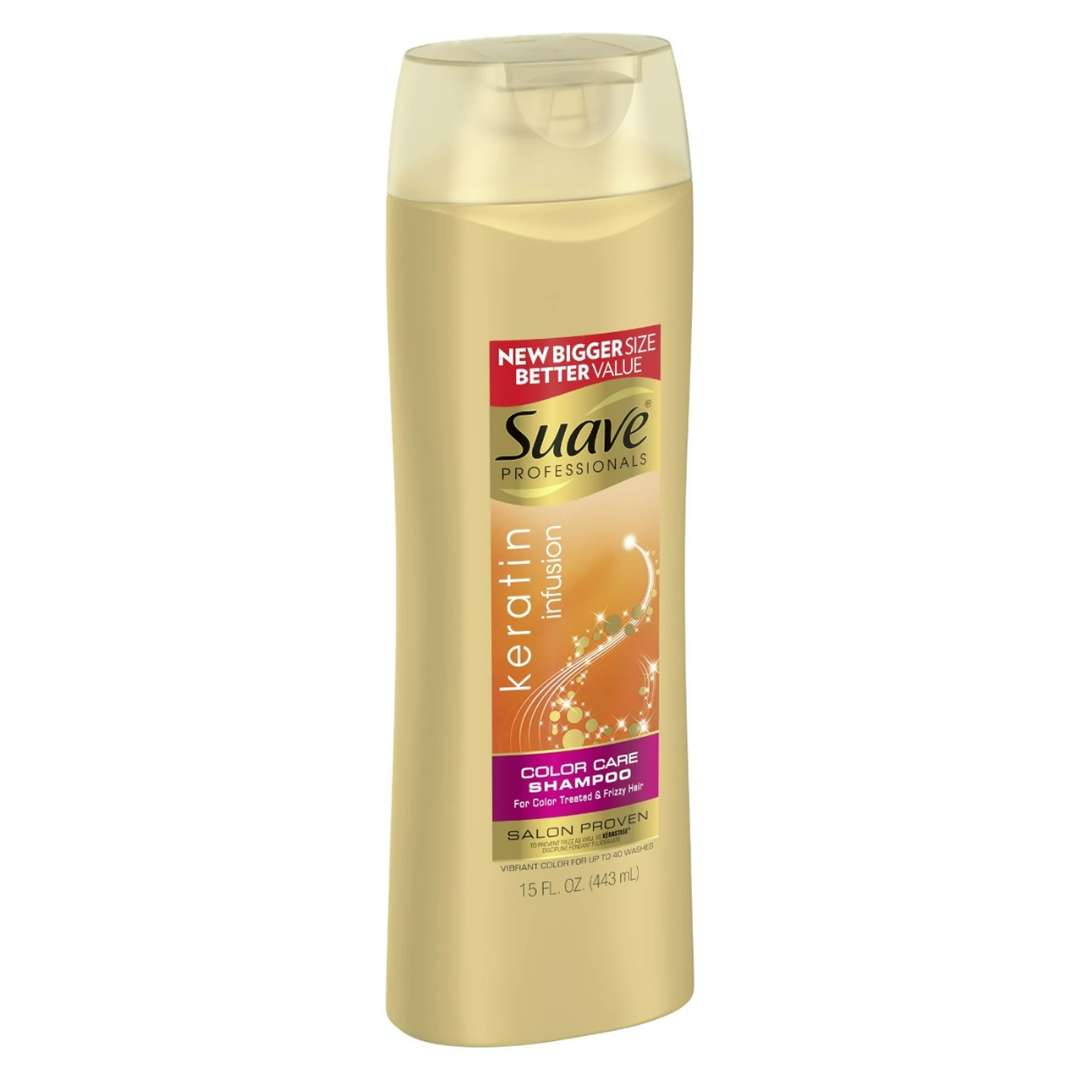Suave Professionals Color Care Shampoo, Keratin Infusion - 15 oz