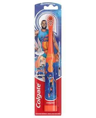 Colgate Kids Battery Toothbrush, Space Jam- Extra Soft