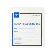 Drawstring Patient Belonging Bags, 18" x 20" - White