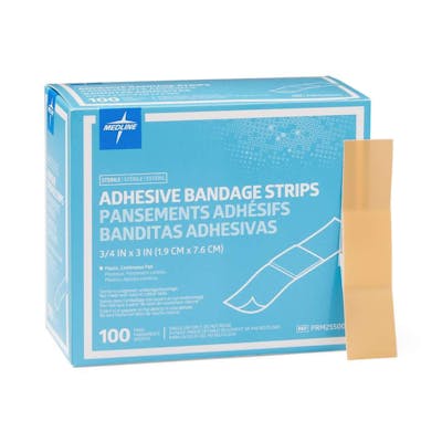 Plastic Adhesive Bandages -  0.75" x 3"