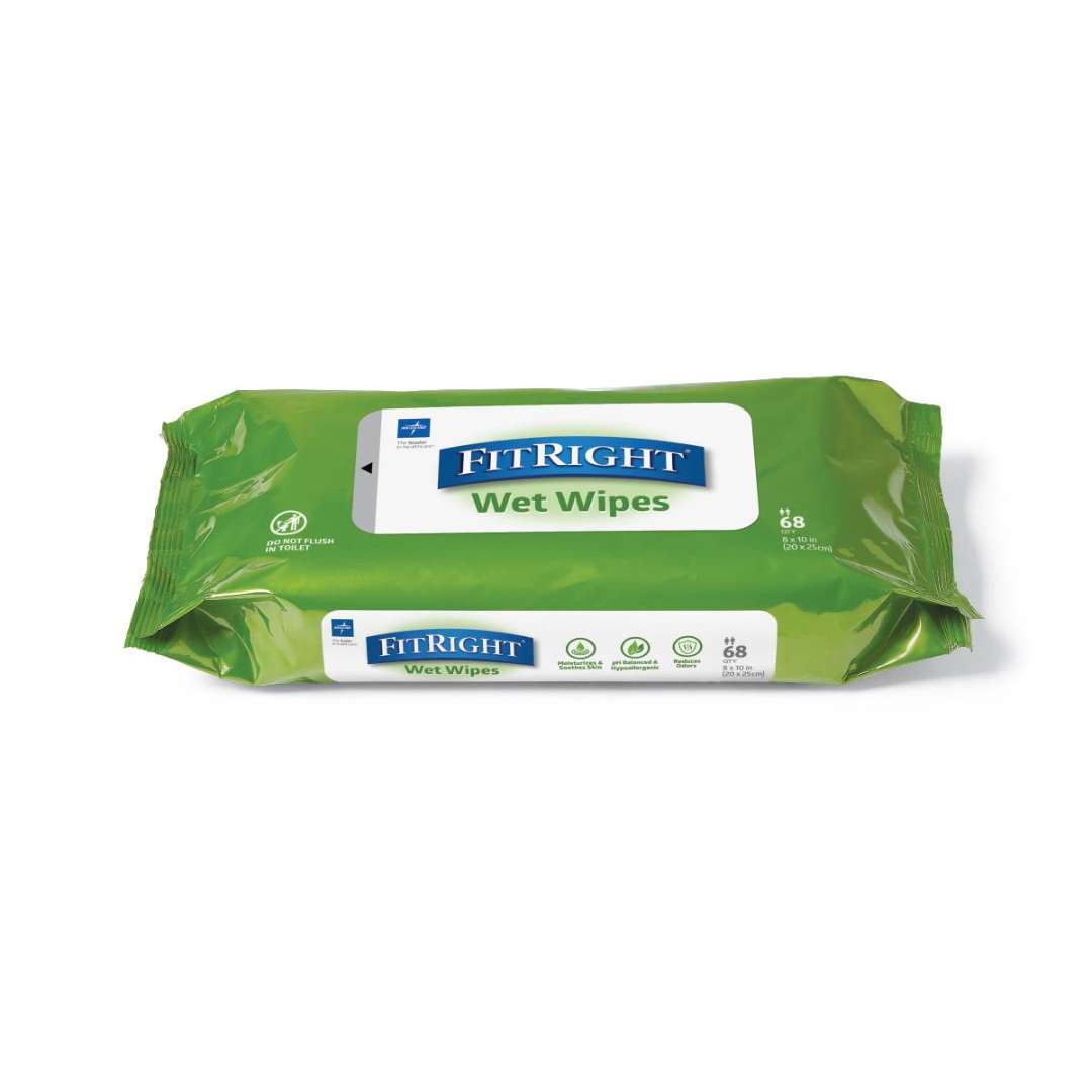 FitRight Aleo Personal Cleansing Wipes - 68 per Pack
