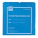 Drawstring Patient Belonging Bags, 20" x 20" - Blue (1 of 2)