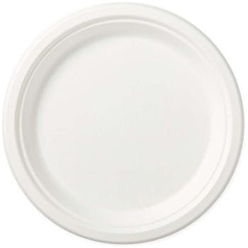 Stock Your Home 6-Inch Paper Plates Uncoated, Everyday Disposable Dess