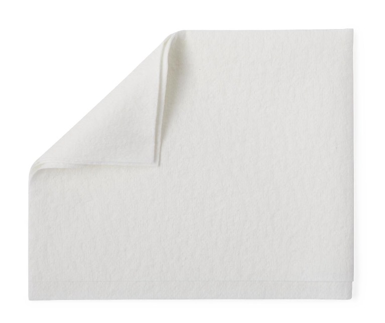 Dry Disposable Washcloths - White  Deluxe