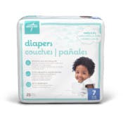 Disposable Baby Diapers - Size 7, 25 Count