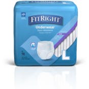 Adult Disposable Underwear - Large, 18 Count